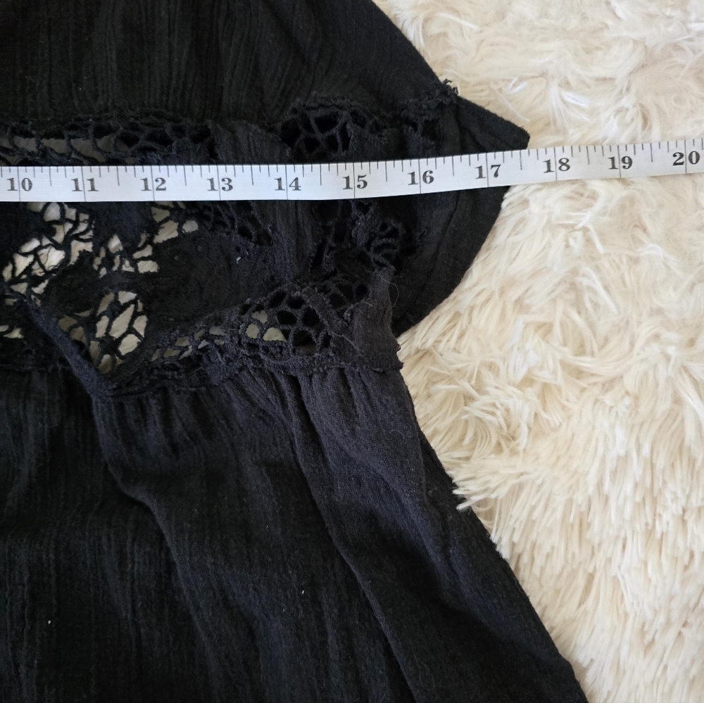 S. O. L. D. Free People Black Day Dream Shorts Romper size S/P - Picture 12 of 16